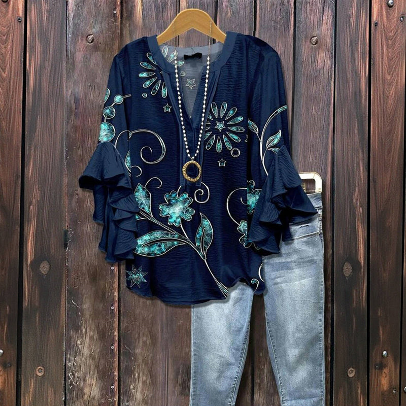 Silk blouse "Sunrise Yoga" – Soft & sophisticated