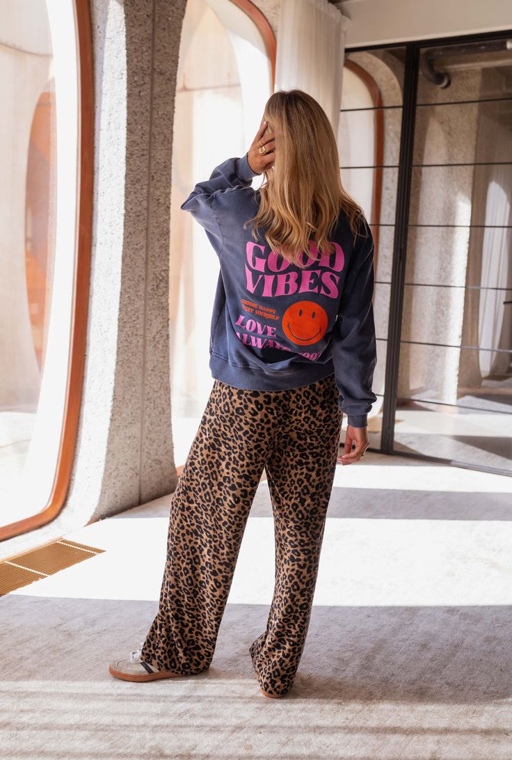 Cotton sweatpants "Lazy Sunday" – Soft & chic