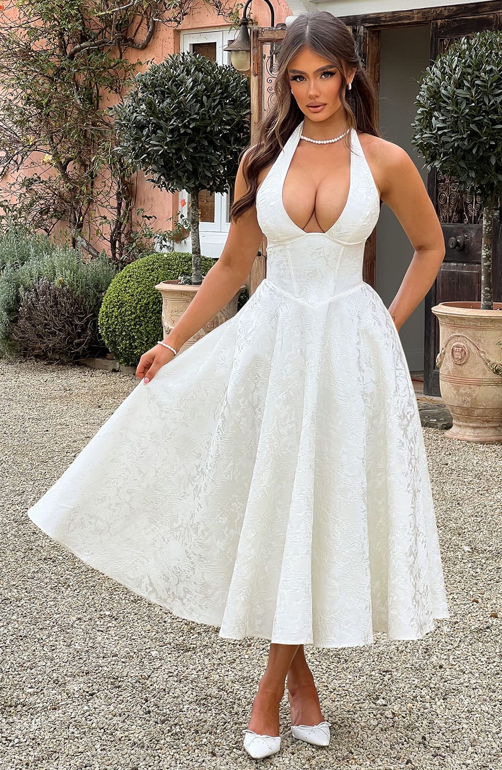 Silk dress "Romantic Dinner" – Elegant & refined