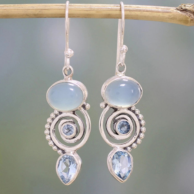 Moonstone earrings "Garden Party" – Timeless & chic
