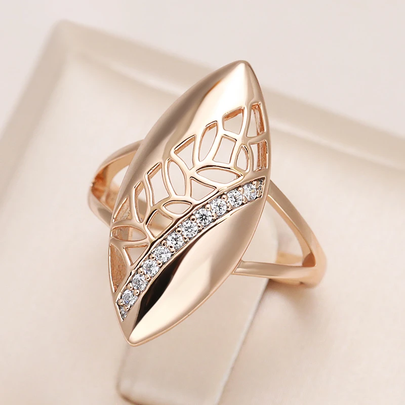 Elegant zirconia ring "Romantic Dinner" – Elegant & refined