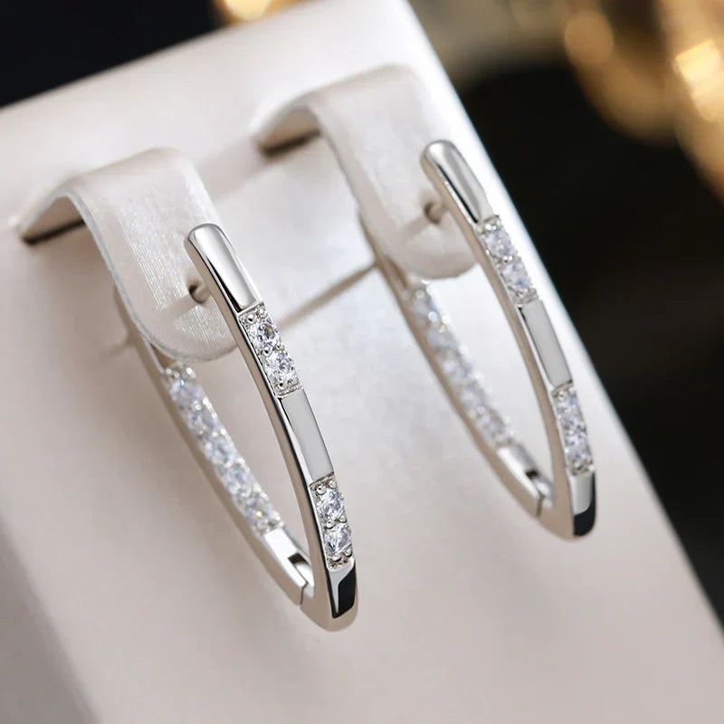 Zirconia earrings "Cocktail Hour" – Elegant & refined