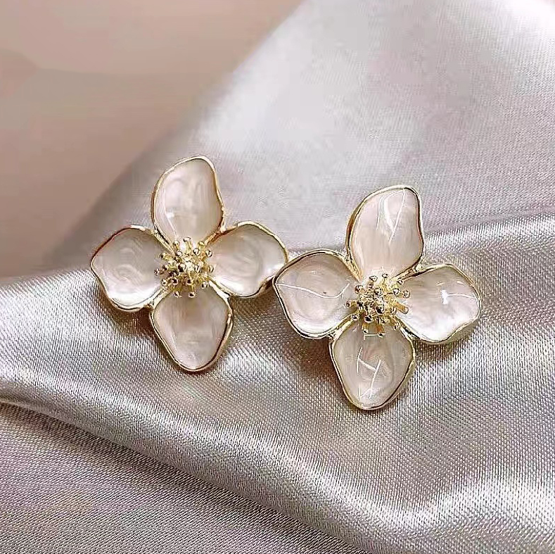 Flower earrings "Garden Party" – Elegant & refined