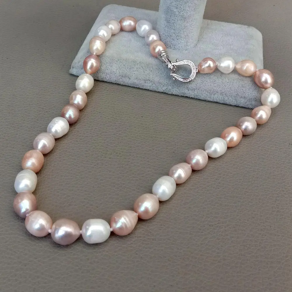 Coloured Pearl Necklace "Cocktail Hour" – Elegant & refined