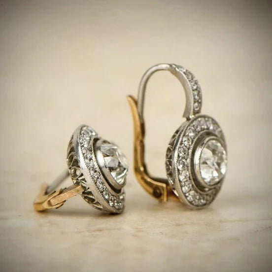 Silver earrings with zirconia "Cocktail Hour" – Elegant & refined