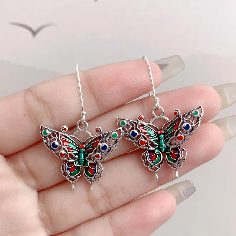 Colorful butterfly earrings "Garden Party" – Joyful & polished