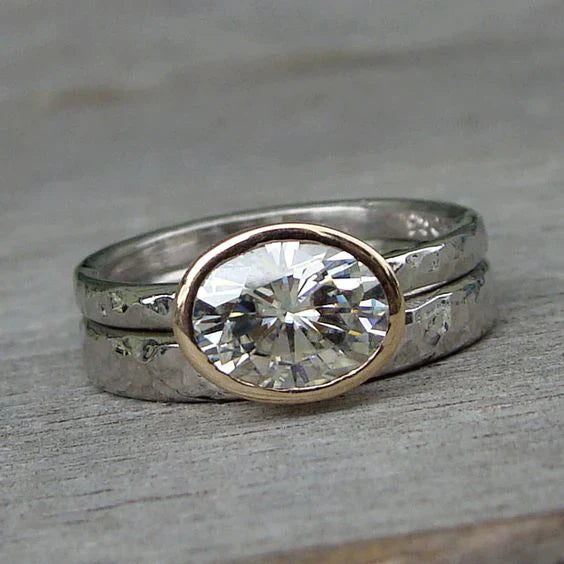 Timeless Dual Silver Zirconia Ring