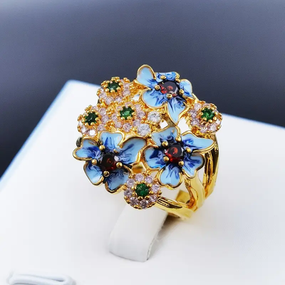 Blossom ring "Sunset Soirée" – Elegant & refined