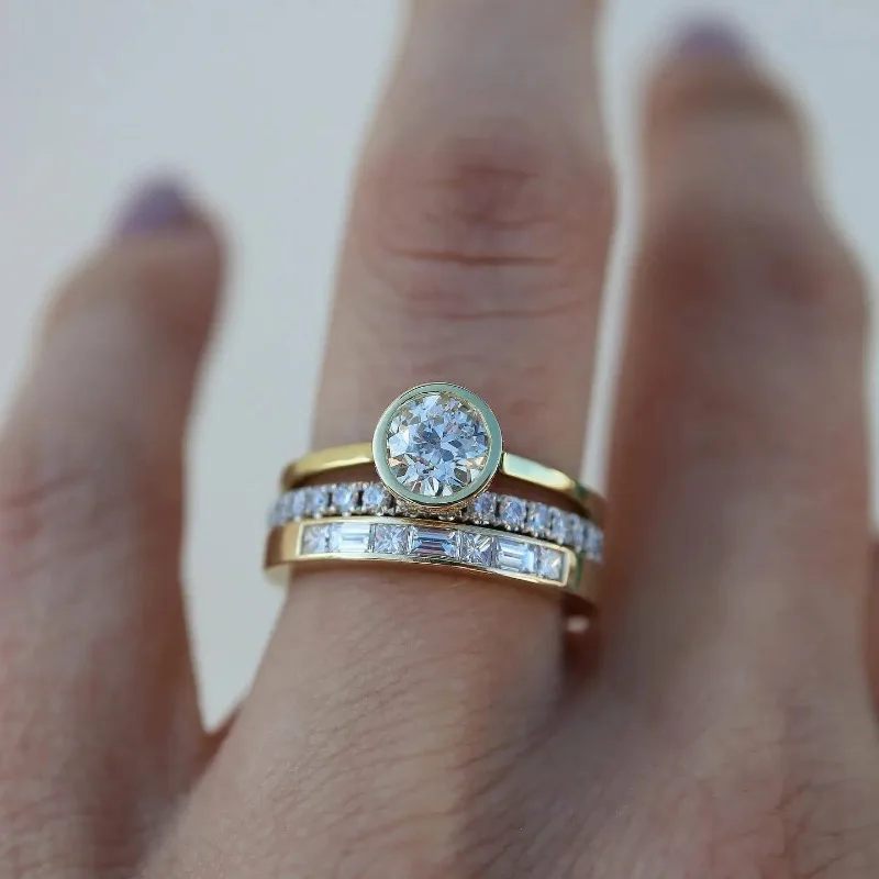 Bright ring set "Cocktail Hour" – Joyful & polished