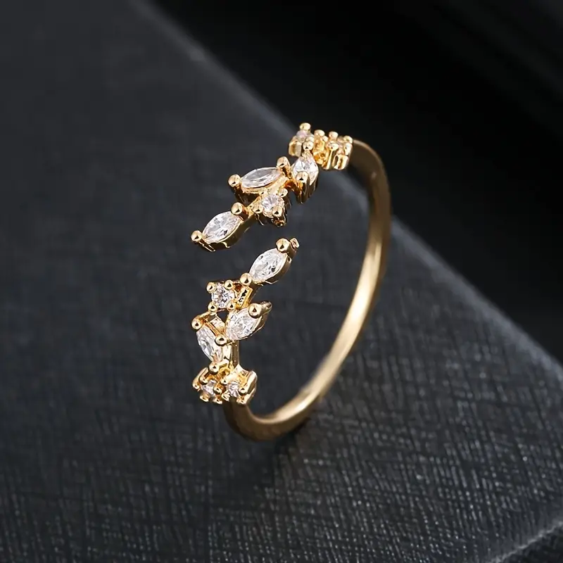 Golden ring "Sunset Soirée" – Elegant & refined