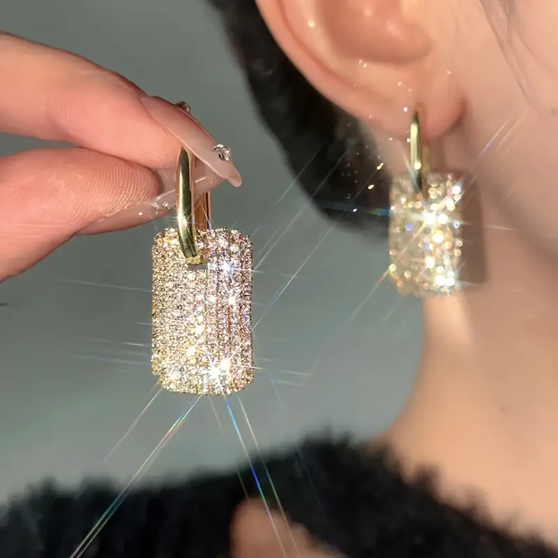 Vintage Sparkling Earrings "Cocktail Hour" – Elegant & refined
