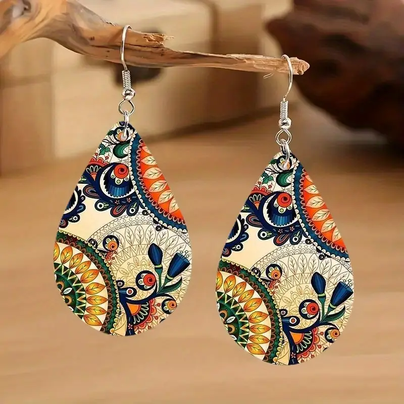 Colorful drop earrings "Sunset Soirée" – Joyful & polished
