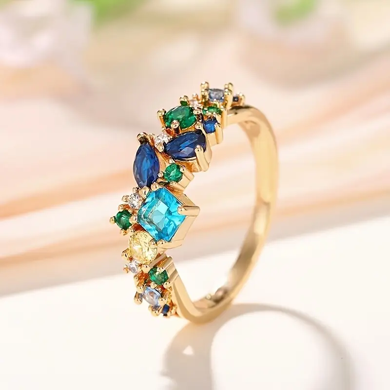 Floral gold ring "Garden Party" – Elegant & refined