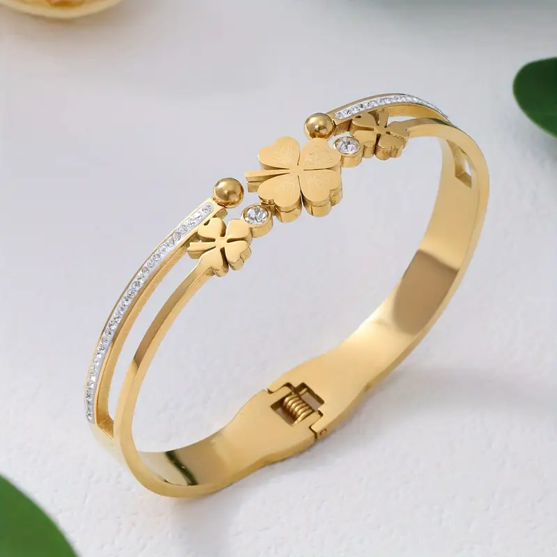 Clover gold bracelet "Cocktail Hour" – Elegant & refined