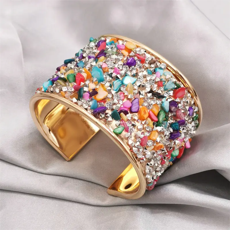 Colorful golden bracelet "Cocktail Hour" – Elegant & refined