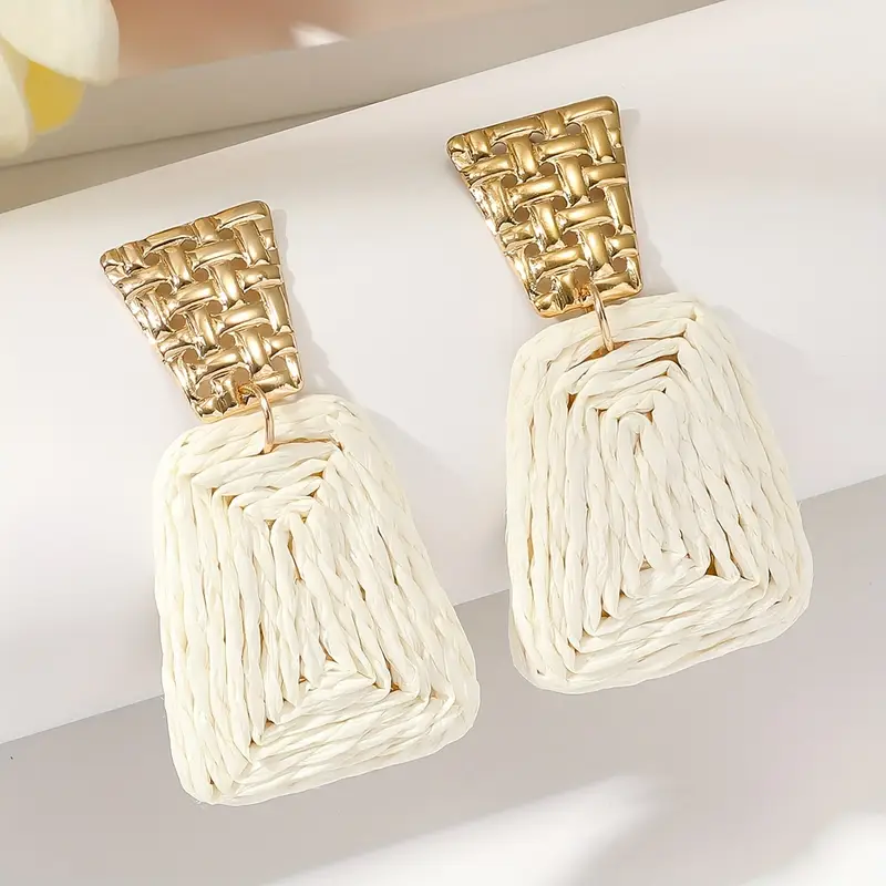 White gold earrings "Romantic Dinner" – Elegant & refined