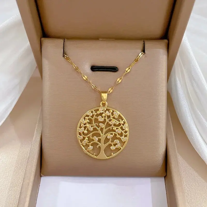 Vintage Tree of Life Necklace "Garden Party" – Timeless & chic