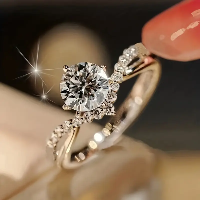 Crystal ring "Romantic Dinner" – Elegant & refined