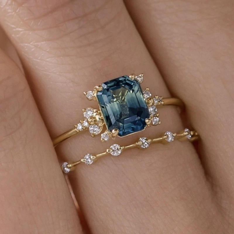 Bright ring set "Sunset Soirée" – Chic & casual