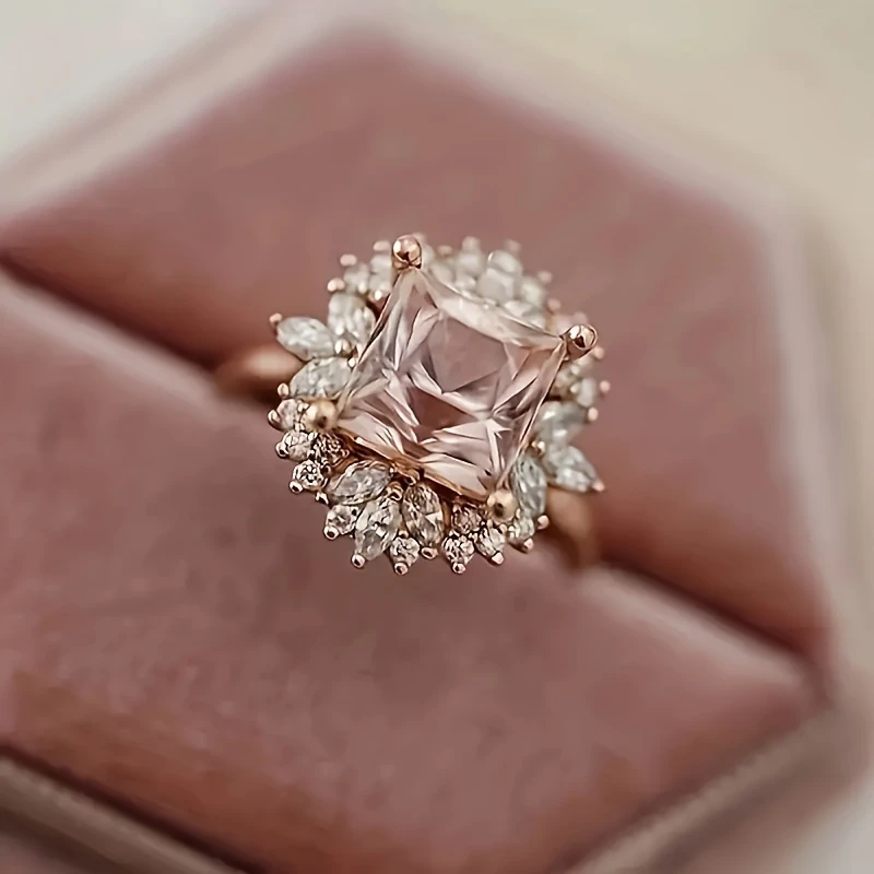 Bright pink glass ring "Sunday Picnic" – Joyful & polished