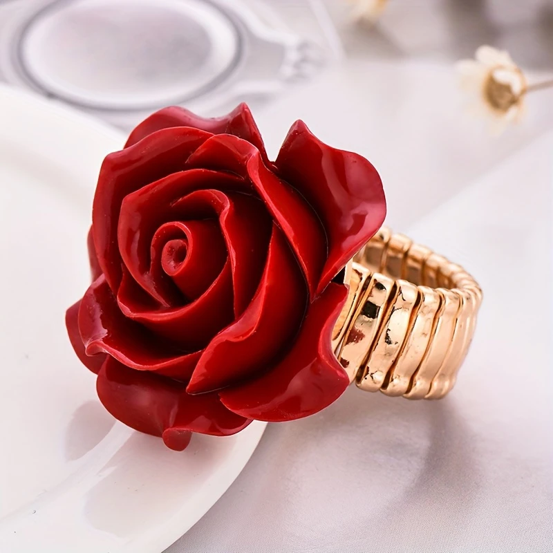 Rose gold ring "Romantic Dinner" – Elegant & refined
