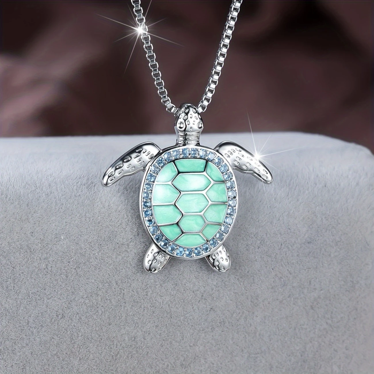 Turquoise opal turtle necklace "Beach Walk" – Joyful & polished