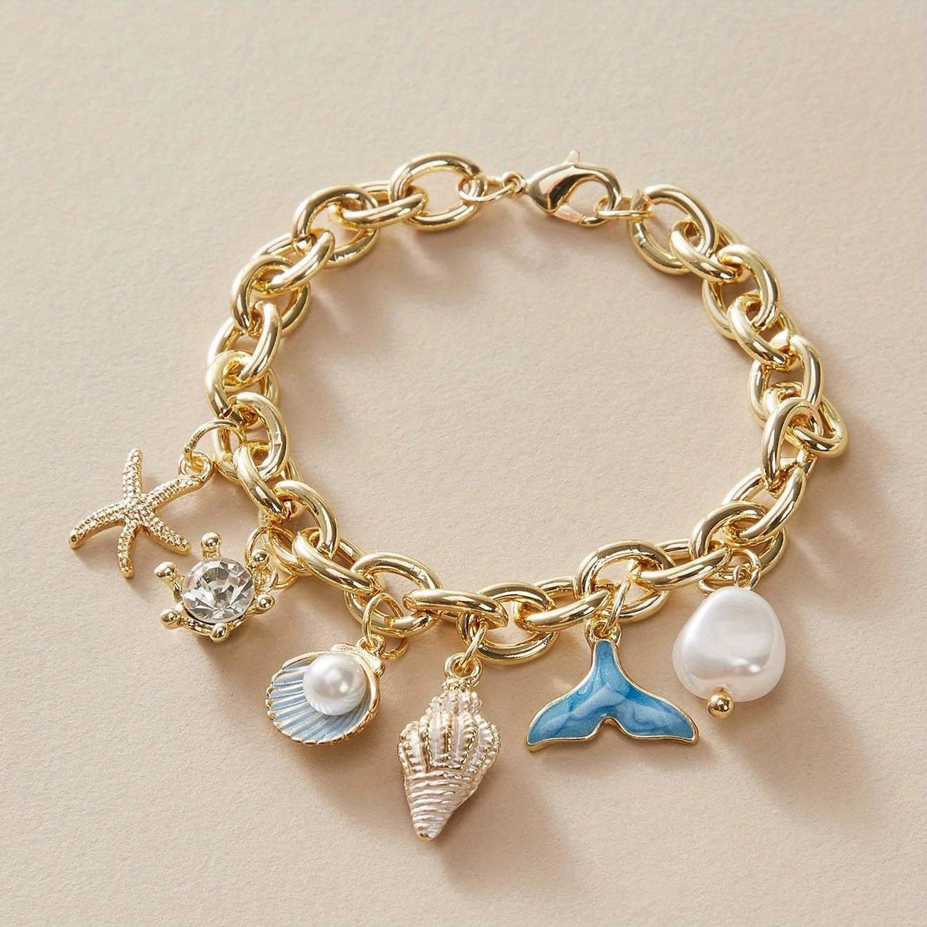 Golden bracelets "Beach Walk" – Calming & elegant