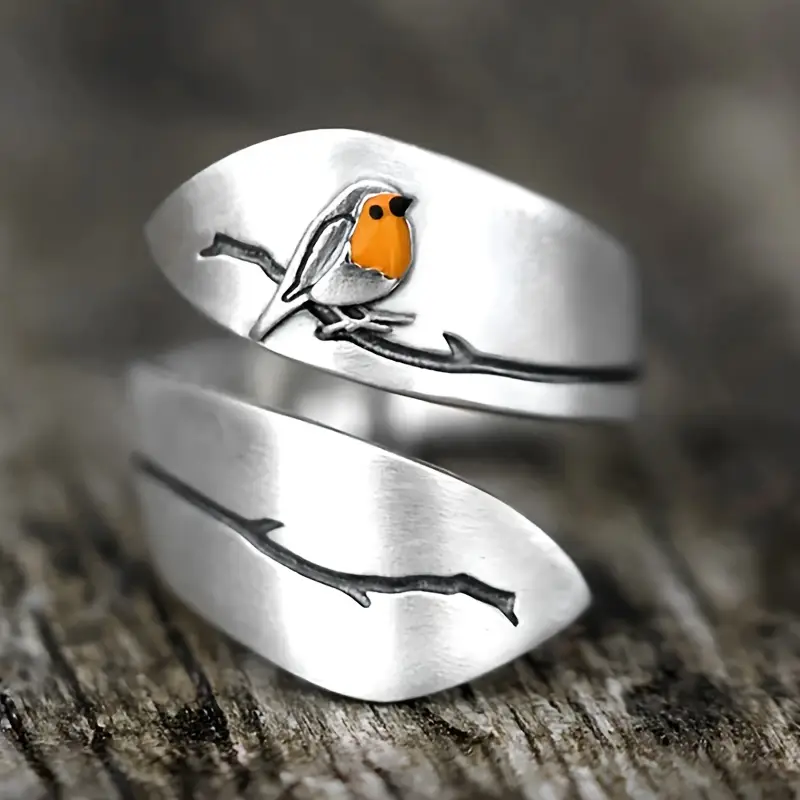 Silver bird ring "Sunset Soirée" – Elegant & refined