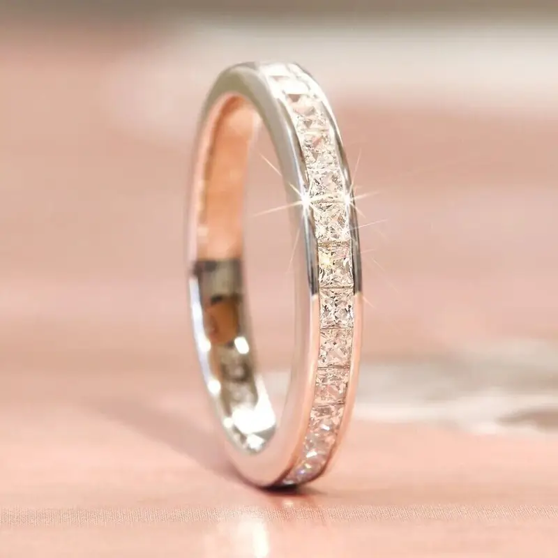 Bright silvered fine ring "Sunday Picnic" – Elegant & refined