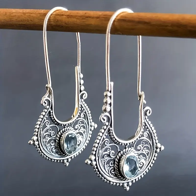 Bright crystal dangling earrings "Cocktail Hour" – Elegant & vibrant