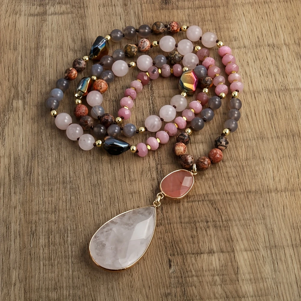 Colorful necklace "Sunset Soirée" – Elegant & vibrant