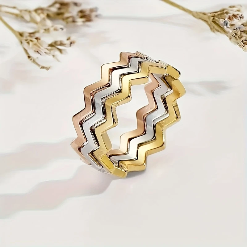 Triple Color Ring "Beach Walk" – Bright & stylish