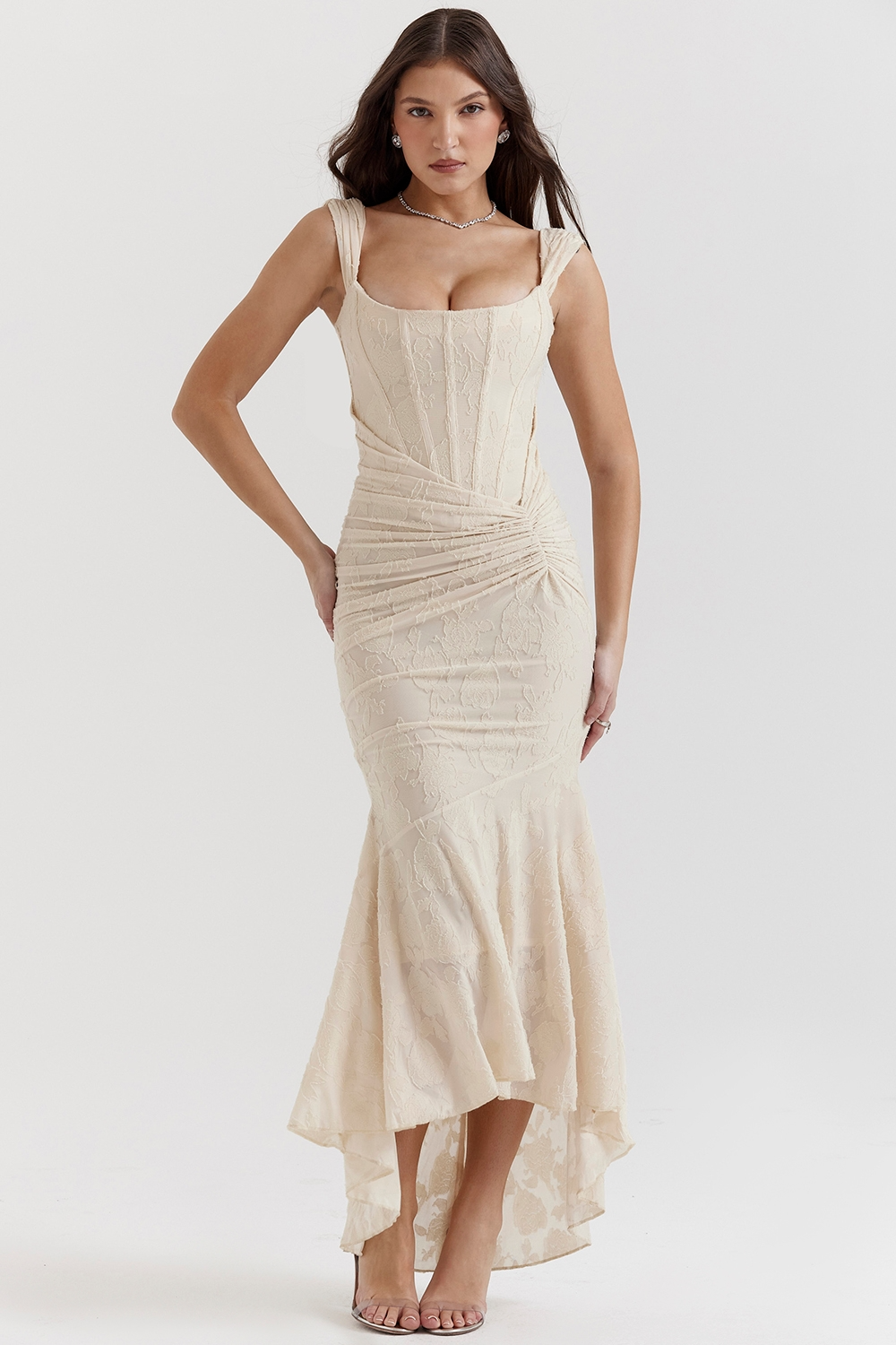 Silk dress "Garden Party" – Elegant & refined