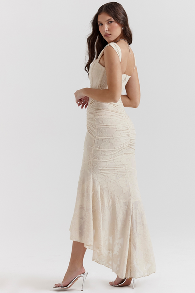 Silk dress "Garden Party" – Elegant & refined