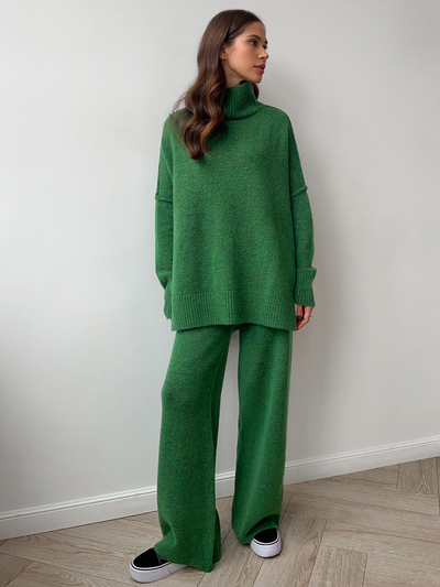 Oversized knitted set "Sunday Picnic" – Soft & sophisticated