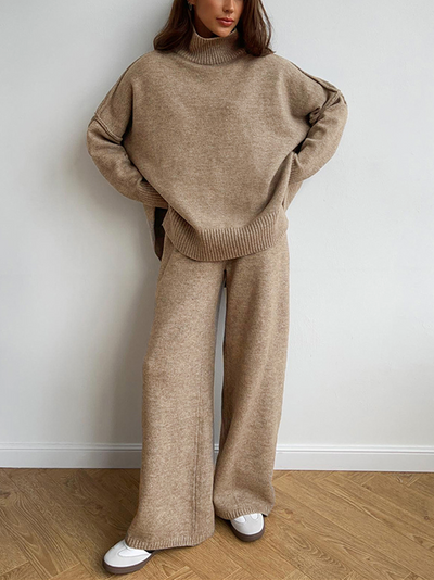 Knitted set "Lazy Sunday" – Soft & sophisticated