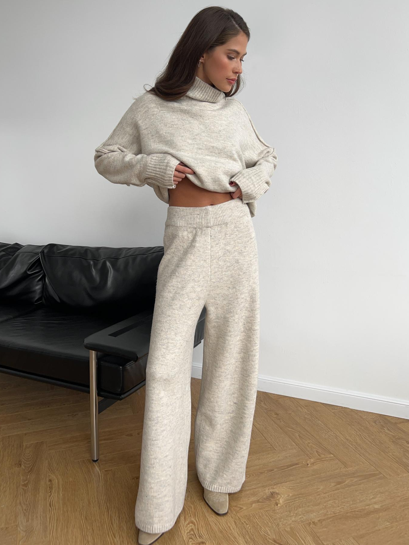 Knitted set "Lazy Sunday" – Soft & sophisticated