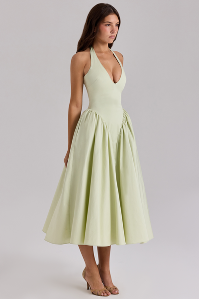 Silk dress "Garden Party" – Elegant & refined