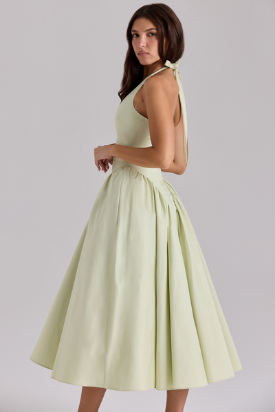 Silk dress "Garden Party" – Elegant & refined