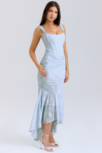 Silk dress "Garden Party" – Elegant & refined