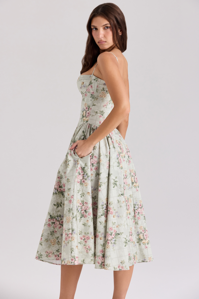 Silk dress "Garden Party" – Soft & sophisticated
