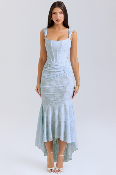 Silk dress "Garden Party" – Elegant & refined