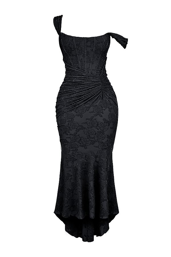 Silk dress "Garden Party" – Elegant & refined