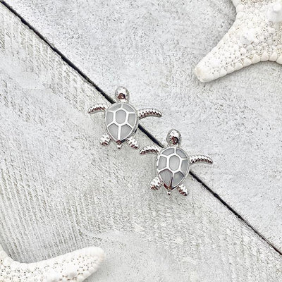 Opal and silver earrings "Beach Walk" – Natural & stylish