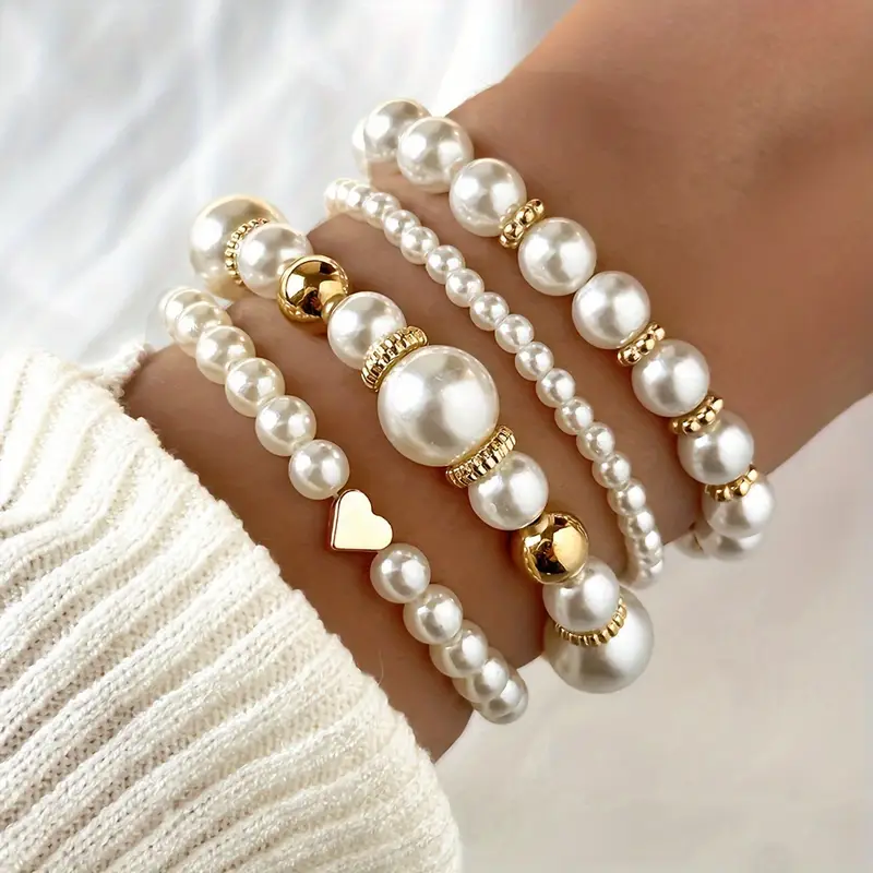 Pearl bracelet set "Cocktail Hour" – Elegant & refined