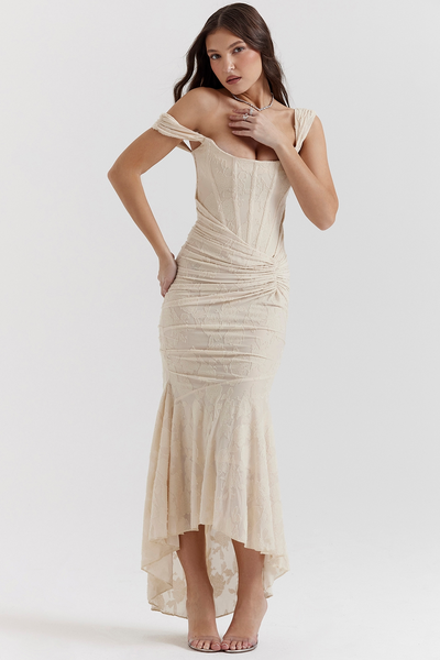 Silk dress "Garden Party" – Elegant & refined