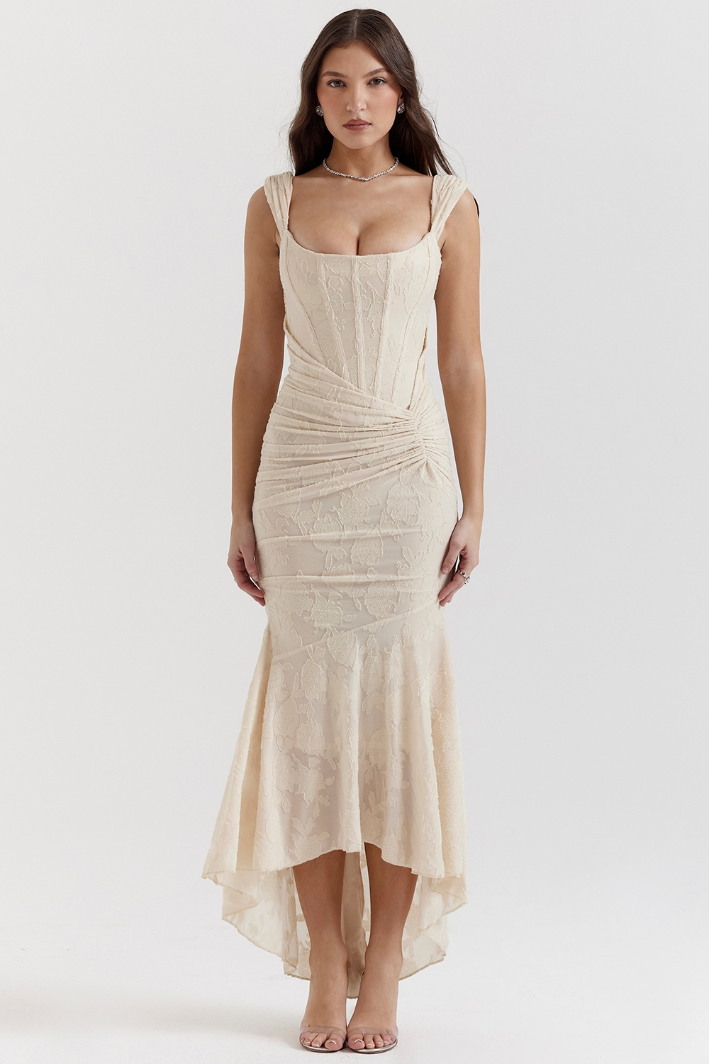 Silk dress "Garden Party" – Elegant & refined