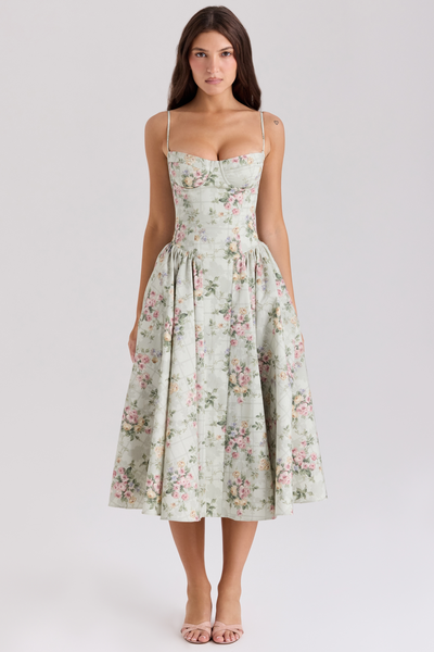 Silk dress "Garden Party" – Soft & sophisticated