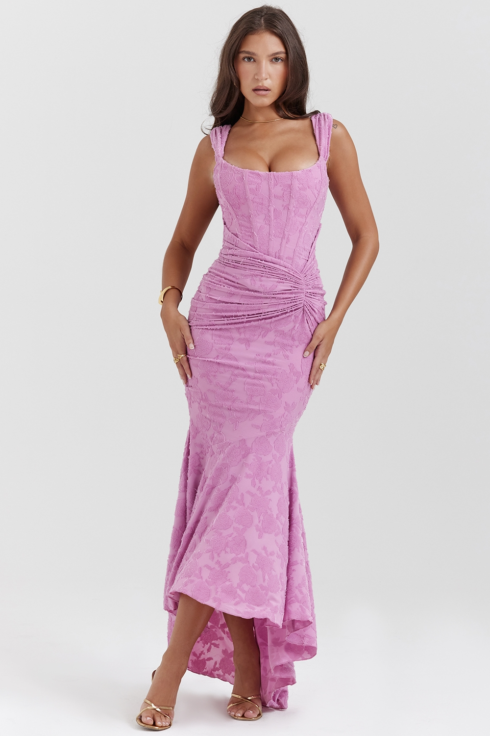 Silk dress "Garden Party" – Elegant & refined