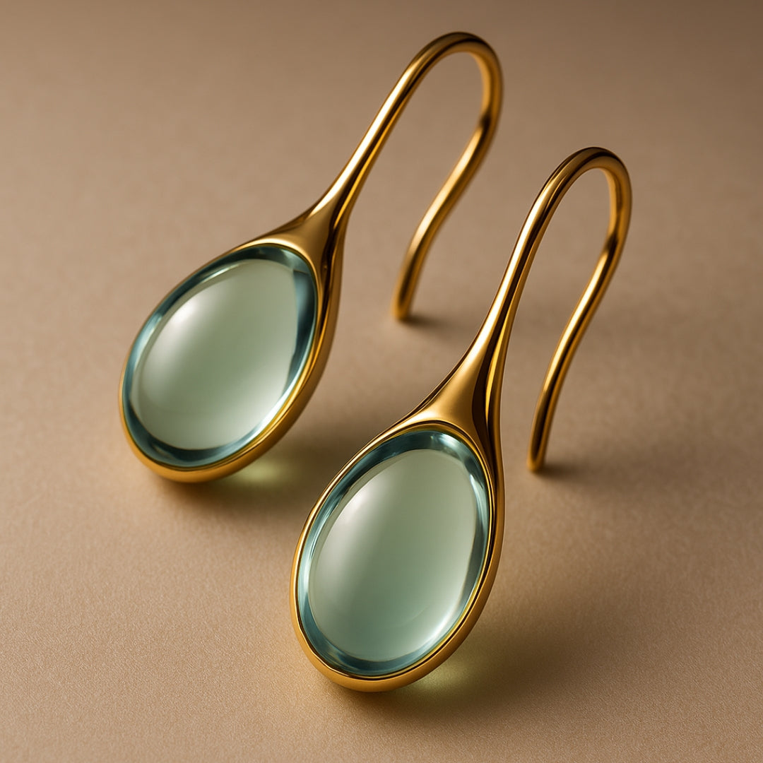 Crystal drop earrings "Cocktail Hour" – Elegant & refined